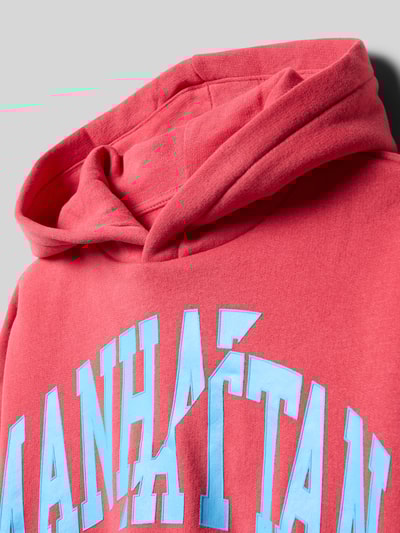 Garcia Regular fit hoodie met logoprint Rood - 2