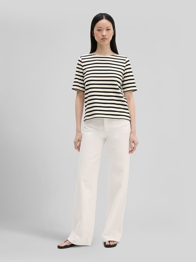 Marc O'Polo T-shirt o kroju relaxed fit z czystej bawełny Granatowy 1