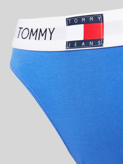 TOMMY HILFIGER Stringi z elastycznym paskiem z logo model ‘HERITAGE’ Królewski niebieski 2