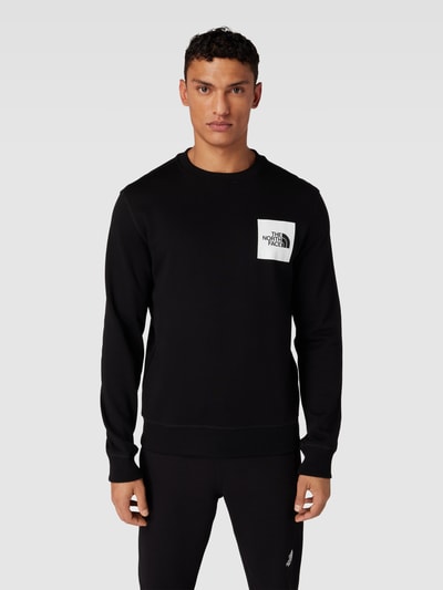 The North Face Sweatshirt mit Label-Print Modell 'FINE' Black 4