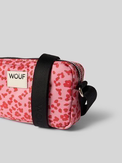 WOUF Schoudertas met logopatch, model 'Roar' Felroze - 3