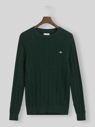 GANT Pullover mit Logo-Stickerei Dunkelgruen 2