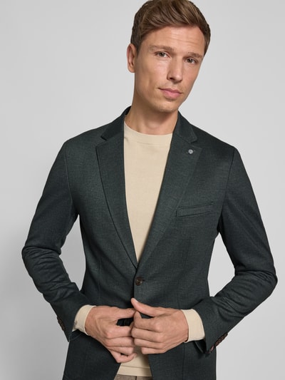 CG - Club of Gents 2-knoops colbert met reverskraag Donkergroen - 3