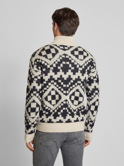 Casual Friday Strickpullover mit Rollkragen Modell 'Klaes' Offwhite 5