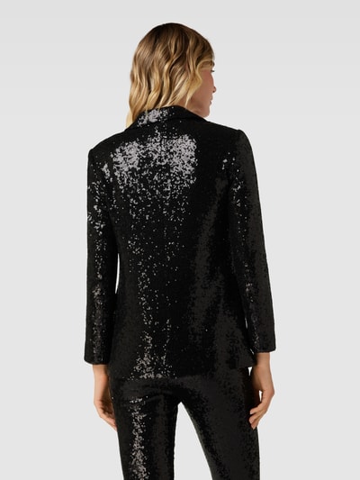 COMMA Blazer met pailletten Zwart - 5