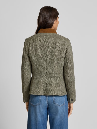 Polo Ralph Lauren Slim fit blazer van wolmix met klepzakken Zwart - 5