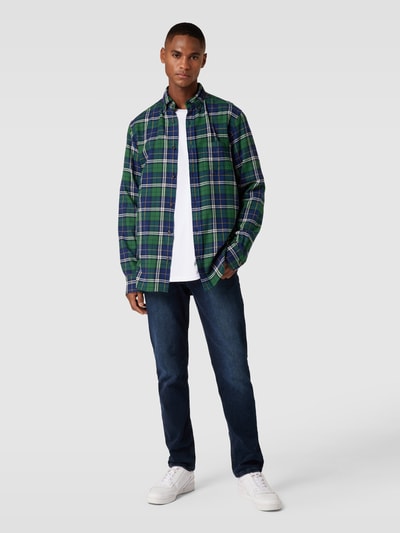 Gant Regular Fit Freizeithemd mit Tartan-Karo Gruen 1