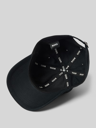 BOSS Basecap mit Label-Stitching Modell 'Zed' Black 2