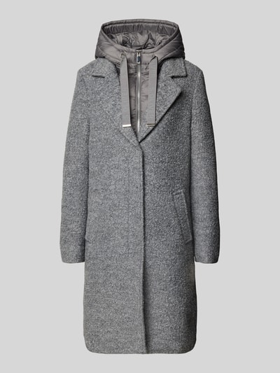 s.Oliver RED LABEL Regular Fit Mantel mit Woll-Anteil Dunkelgrau Melange 2