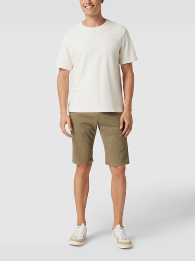 Tom Tailor Bermudas mit Allover-Muster Beige 1