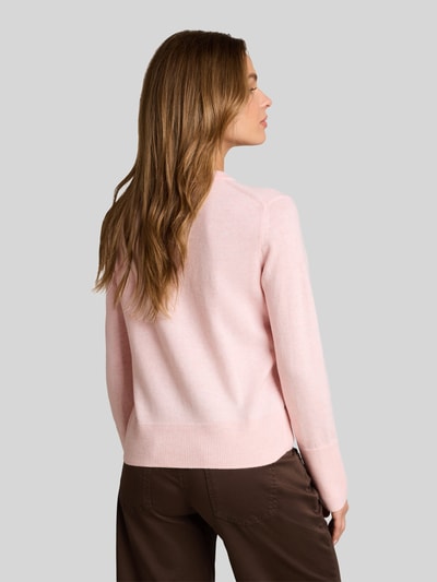 Tom Tailor Pullover aus Kaschmir mit Rippabschlüssen Rosa 5