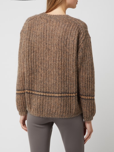 Luisa Cerano Pullover van een mohairmix  Beige - 5