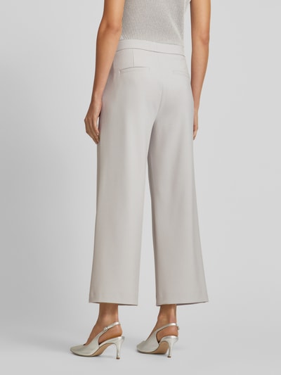 Raffaello Rossi Wide Leg Stoffhose mit verkürztem Schnitt Modell 'PALINA' Hellgrau 5