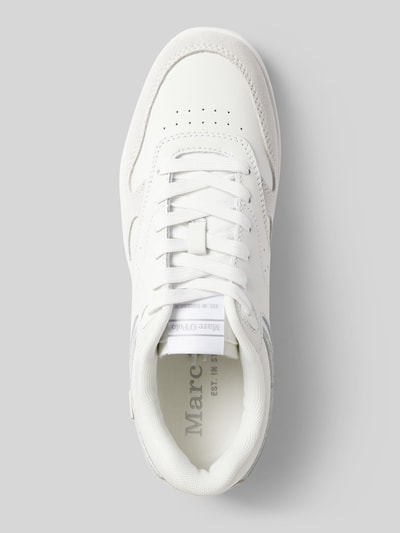 Marc O'Polo Low Top Sneaker mit Wildleder-Details Weiss 4