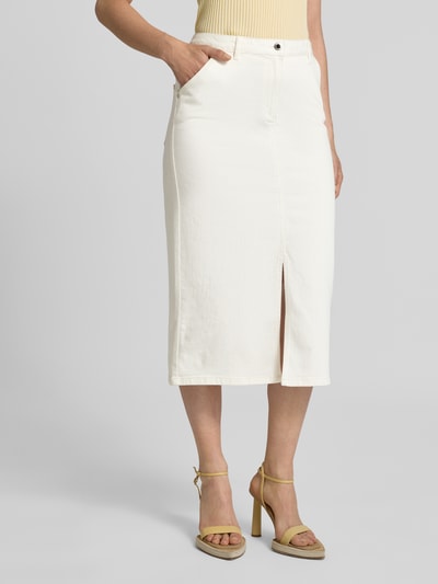 Betty Barclay Midirock mit französischen Eingrifftaschen Offwhite 4