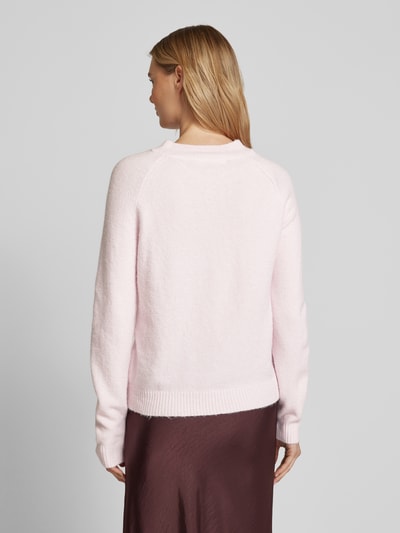 Vero Moda Weicher Langarm Pullover mit Rundhalsausschnitt Modell 'DOFFY' Hellrosa 5