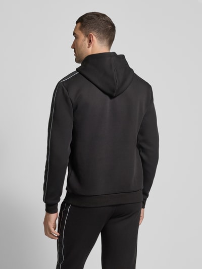 Guess Activewear Hoodie mit Label-Detail Modell 'MICKEY' Black 5