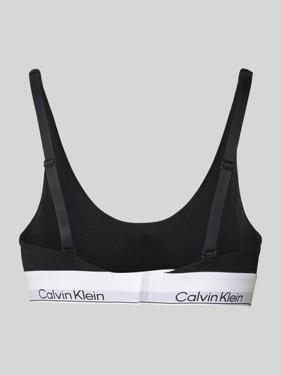 Calvin Klein Underwear Bralette met logostitching Zwart - 3