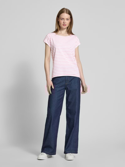 Christian Berg Woman T-Shirt mit Kappärmeln Pink 1