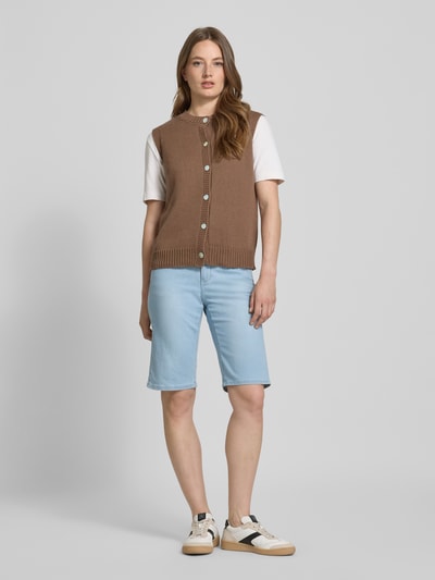 Angels Regular Fit Bermudas mit elastischem Bund Modell 'SPORTY' Hellblau 1