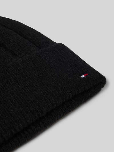 Tommy Hilfiger Beanie met wol en alpaca Zwart - 2
