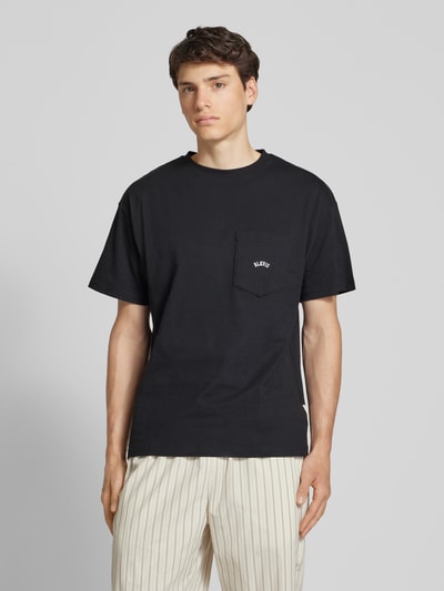 BLKVIS T-shirt met borstzak Zwart - 4