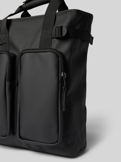 RAINS Rucksack mit Label-Detail Modell 'Texel' Black 3