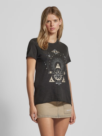 Only T-shirt met motief- en statementprint, model 'LUCY'  - 4