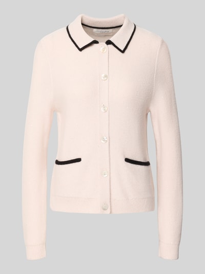 Christian Berg Woman Regular Fit Cardigan aus Kaschmir-Mix Hellrosa 1