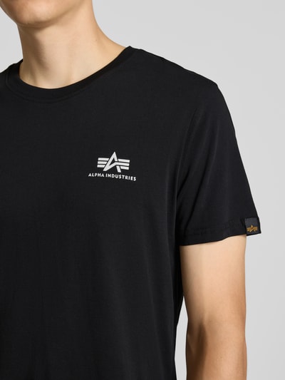 Alpha Industries T-Shirt mit Label-Print Black 3