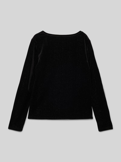 s.Oliver RED LABEL Regular Fit Pullover mit Glitzer-Details Black 3