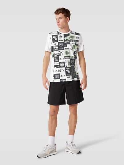 PUMA PERFORMANCE T-shirt met print aan de voorkant Mintgroen - 1