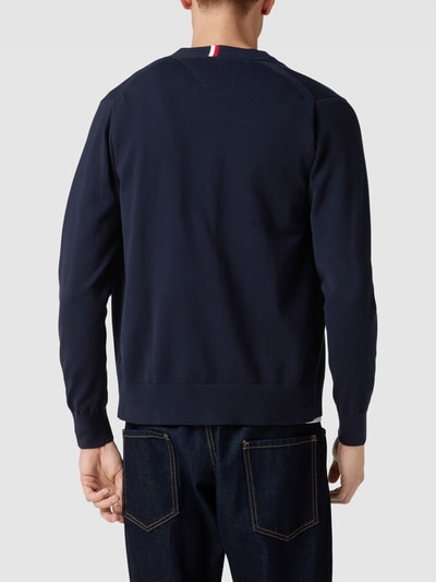 Tommy Hilfiger Cardigan mit Label-Stitching Marine 5