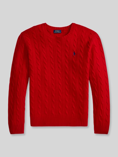 Polo Ralph Lauren Regular Fit Pullover aus Woll-Kaschmir-Mix Rot 2