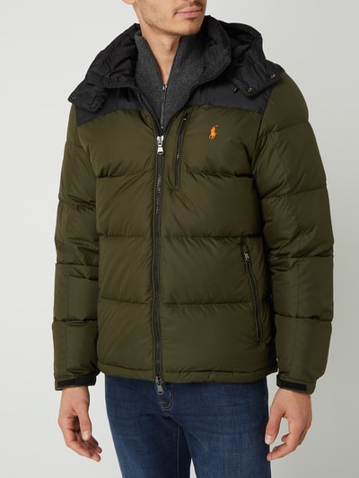 Polo Ralph Lauren Daunenjacke mit Kapuze  Oliv 4