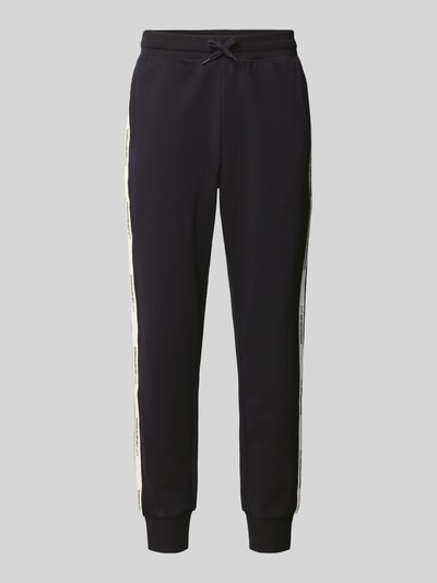 EA7 Emporio Armani Regular Fit Sweatpants mit Tunnelzug Modell 'Train' Black 2