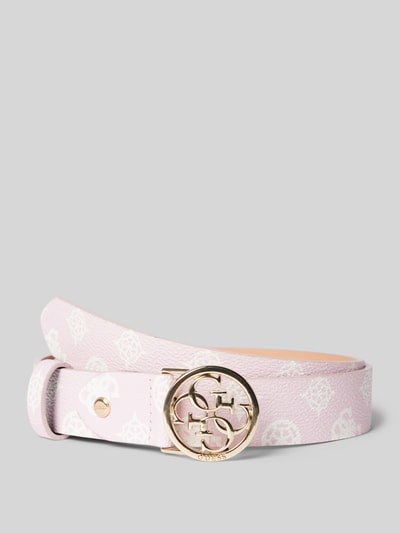 Guess Riem met logo-applicatie, model 'LORALLE' Roze - 1