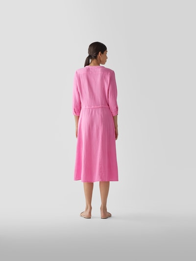 Honorine Hemdblusenkleid mit V-Ausschnitt Pink 5