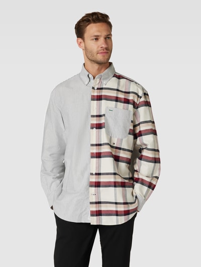 Tommy Hilfiger Vrijetijdsoverhemd met motiefmix Offwhite - 4