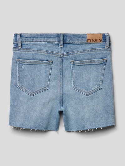 Only Jeansshorts mit Label-Patch Modell 'PHINE' Blau 3