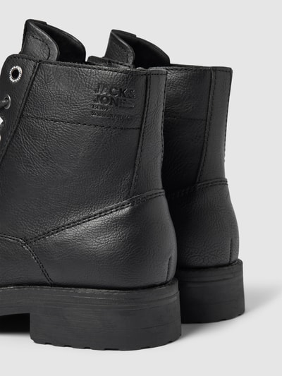 Jack & Jones Boots met labeldetail, model 'BERNIE' Zwart - 2