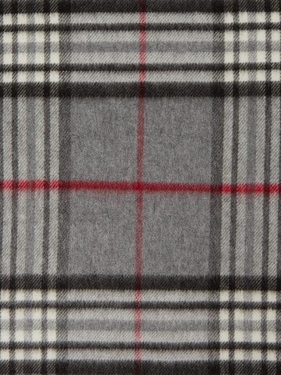 Fraas Schal mit Tartan-Karo Mittelgrau 3