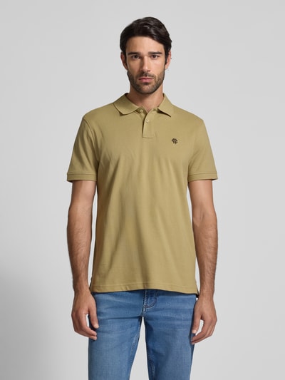 MCNEAL Poloshirt mit Label-Stitching Schilf 4