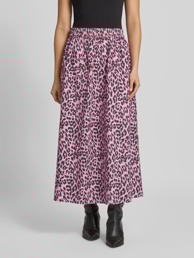 LOLLYS LAUNDRY Maxirock mit elastischem Bund Rosa 4