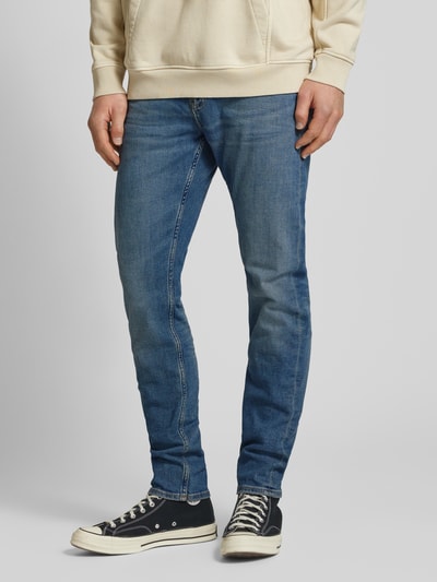 Calvin Klein Jeans Slim fit jeans in 5-pocketmodel Jeansblauw - 4