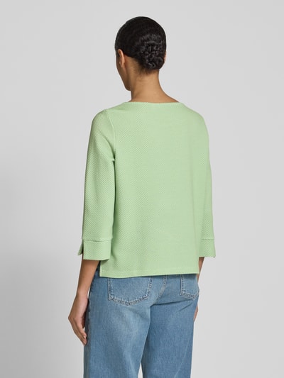 Tom Tailor Regular fit sweatshirt met 3/4-mouwen Lichtgroen - 5