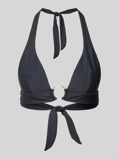 Guess Bikini-Oberteil in unifarbenem Design Black 1