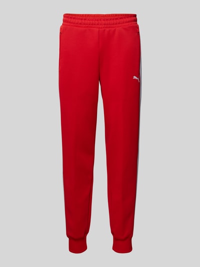 PUMA PERFORMANCE Sweatpants mit Label-Print Rot 1