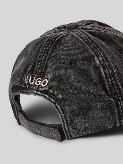 HUGO Basecap mit Motiv-Stitching Modell 'Cara' Black 3