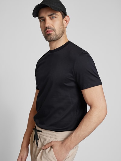 Strellson T-shirt met ronde hals, model 'Pepe' Zwart - 3